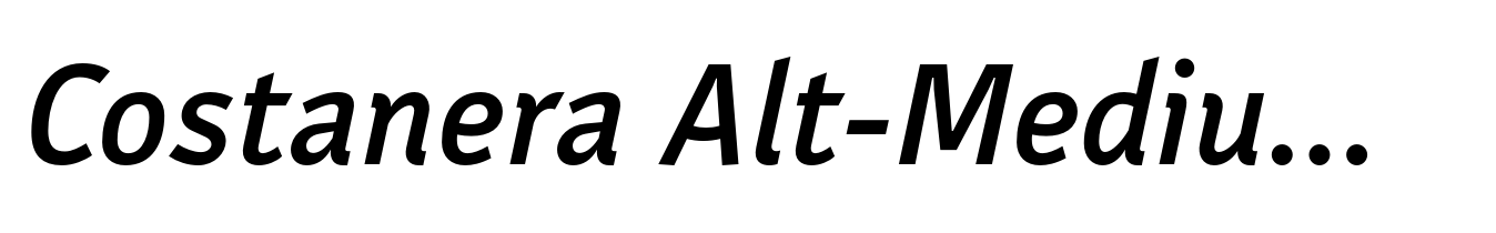 Costanera Alt-Medium Italic